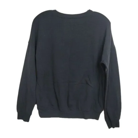 VTG Looney Tunes Sweatshirt Women's XS Blue Crew Neck Print "That's All Folks!" - Picture 2 of 9